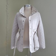 Laundry By Shelli Segal Puffer Jacket White Size Small