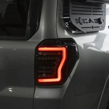 LH+RH Smoke LED Tail Lights for Toyota 4Runner 2010-2024 Rear Light w/ Animation