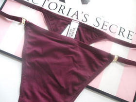 VICTORIA'S SECRET DREAM ANGELS Adjustable Thong Panty S M L XL 2XL Maroon VS