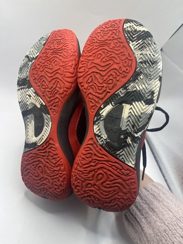 Under Armour UA Lockdown 6 Youth Kids Basketball Shoes Red Size 5 Runners Laces - Picture 9 of 10