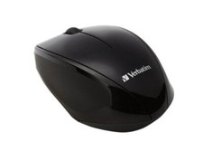 Verbatim Wireless Multi-Trac Blue LED Optical Mouse, Black