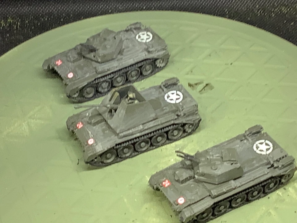 15mm Painted  British Crusader SPAA Plt - Image 2 of 4