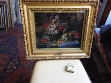 ANTICO DIPINTO/'700/GASPARE LOPEZ/OLIO SU TELA.