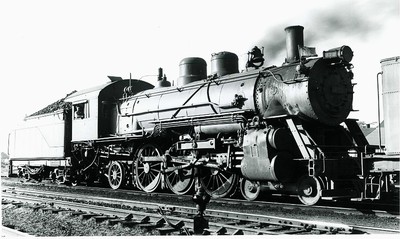 6AA963 RP 1948/50-60s SAL SEABOARD AIR LINE RAILROAD ENGINE #872 MACON GA