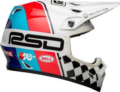 Bell MX-9 MIPS RSD The Rally Gloss White/Black Helmet - Small