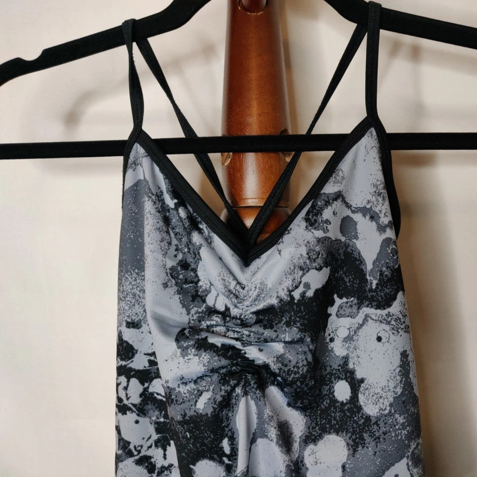 c9 by Champion women's XS activewear top multicolor spaghetti straps gathered - Image 3 of 4