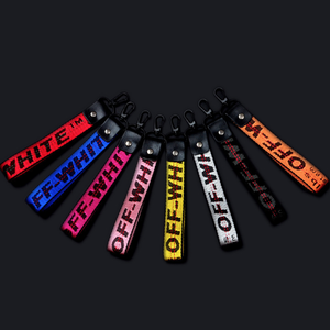 off white keyring