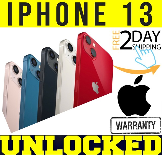 Apple iPhone 13 - 128GB 256GB 512GB (UNLOCKED)  ✅APPLE WARRANTY✅ ⚫⚪🔴🔵 ✤SEALED✤