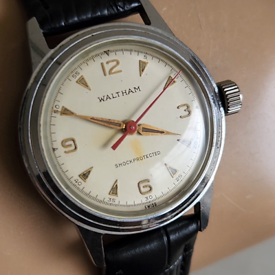 Vintage WALTHAM men's manual winding watch Military 1187/94