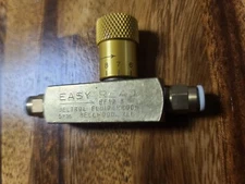 Deltrol Easy Read EF 10 B brass  Flow Control Check Valve.