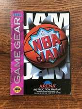 NBA Jam Basketball Sega Game Gear Instruction Manual Only