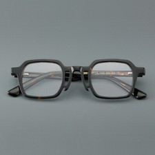 Acetate Retro Reading Glasses Japanese Square Eyeglasses Frame Women Men Eyewear