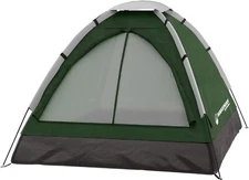 2 person Camping Tent w/Rain Fly & Carrying Bag Water-Resistant for Hiking Green