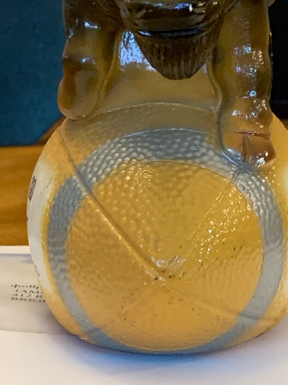 (Rare C.U) “Go Buffalos Go”  RU-VERT Tackles Vertigo Medicine Advertising Statue