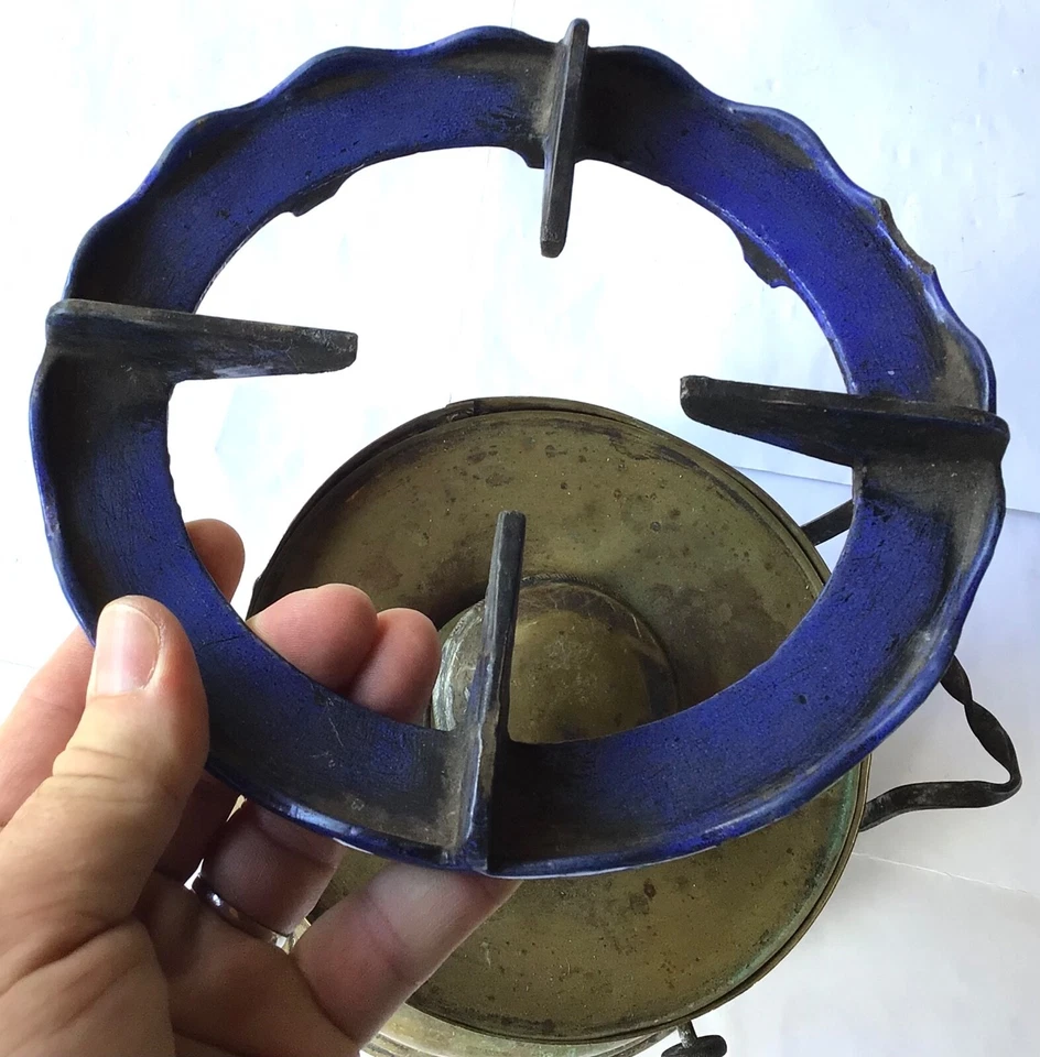 RÉCHAUD À PÉTROLE PLAQUE ÉMAILLÉE ENAMELED PLATE OIL STOVE STUFA A GASOLIO - Photo 3/4