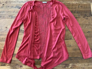 womens hot pink cardigan sweater