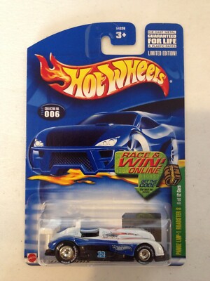 2002 Hot Wheels Treasure Hunt #6 Panoz LMP Roadster S Real Riders