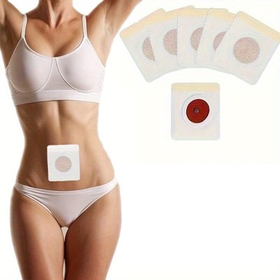 30Pcs Patch Natural Belly Sticker Abdomen Pads Navel Sticker Breathable Herbal