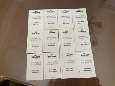 Tissot Watch Instructions Booklet Users Manual Chronographs G10 New