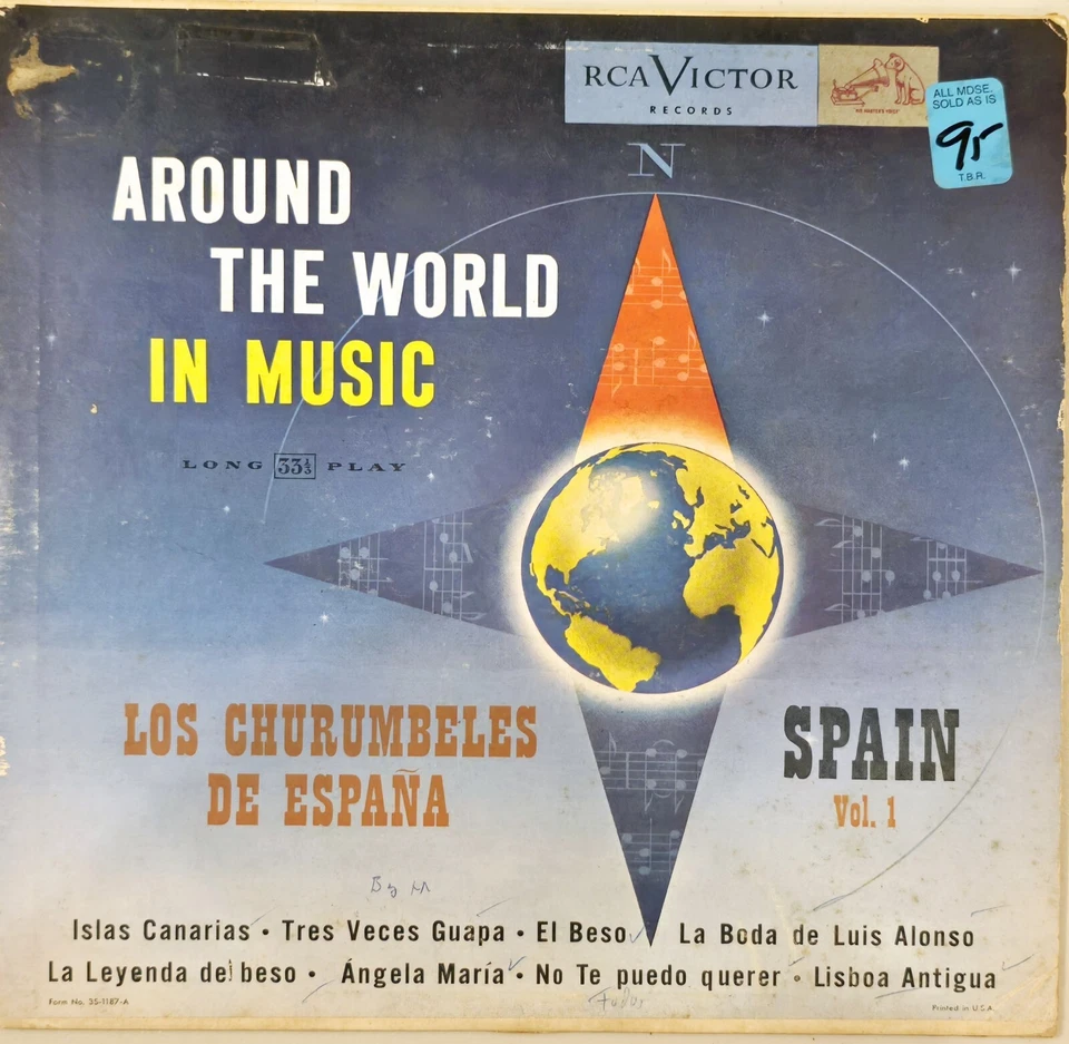 Lot Of 10 Lp Music From Around The World Colombia, Russia, Mexico, Costa Rica. - Image 2 of 4