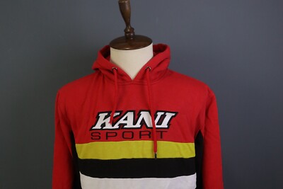 kani Karl Kani Sport Multicolor Colorblock Cotton Blend Hooded Sweater