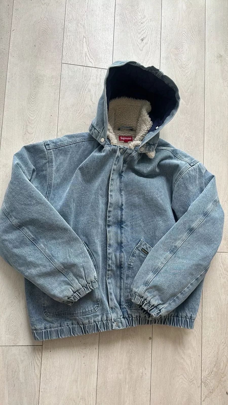 Veste fausse capuche en denim Supreme 