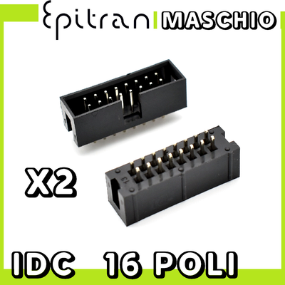 Connettori IDC 14 Poli Maschio - Per Circuiti Stampa E Cavi Piatti 2.54mm - Foto 13