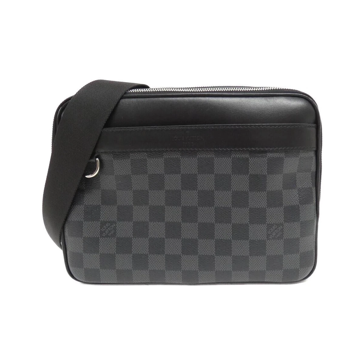 Authentic LOUIS VUITTON Damier Graphite Trocadero Messenger PM