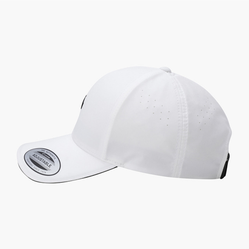 NEW DESCENTE GOLF Men's Logo Perforated Cap DQ12MFCP13 Bright White - Picture 2 of 10