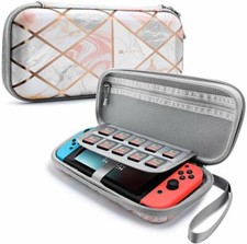 For Nintendo Switch Mumba Slim Hard Shell Travel Carrying Case Girl's Pouch Bag