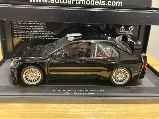 AUTOart 三菱ランサーWRC05(Plain Body Version) 1/18 AUTOart Racing Mitsubishi Lancer WRC05 Plain Body