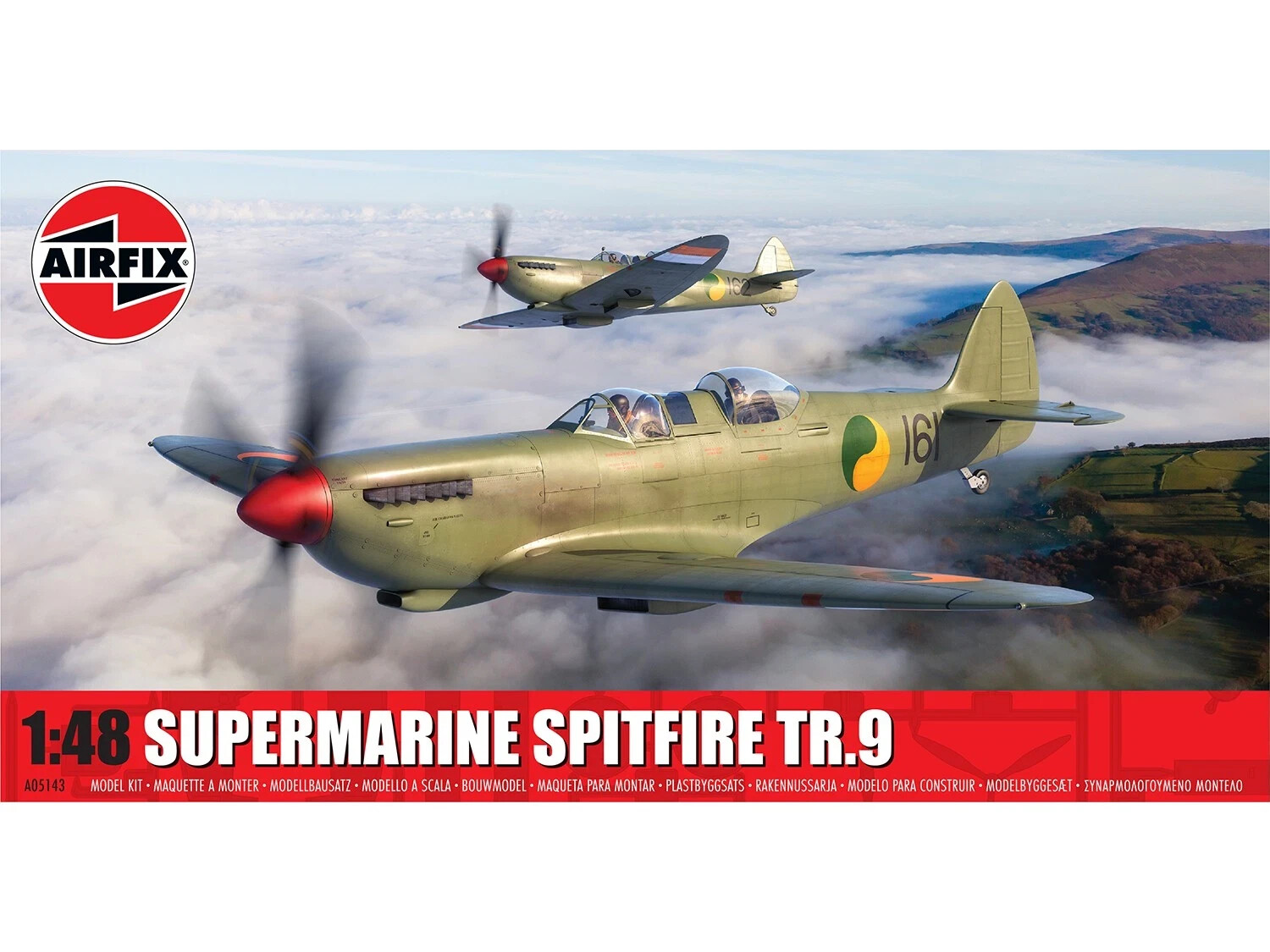 Airfix A05143 British Supermarine Spitfire Tr.9 (1:48 Scale)