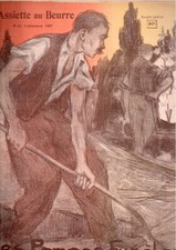 l'assiette au beurre revu original caricature humour LES POMPES FUNEBRE N31 1901