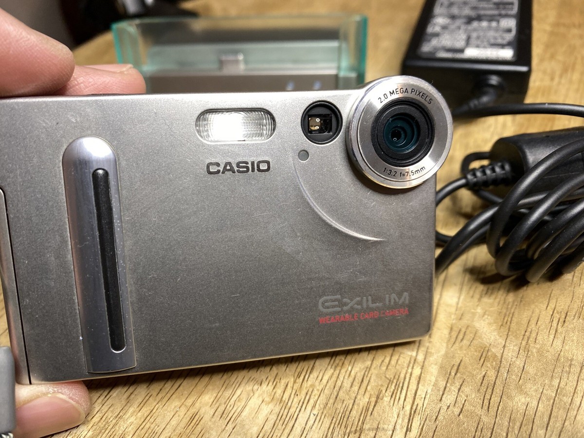 CASIO EXILIM CARD EX-S2 シルバー Operation confirmed CASIO EXILIM EX-S2 digital camera In