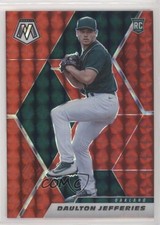 2021 Panini Mosaic Rookie Red Mosaic Prizm Daulton Jefferies #279 1b8