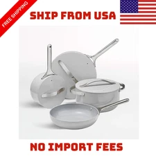 Caraway Home Nonstick Ceramic Cookware Set GRAY NEW