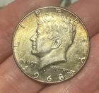1968 D KENNEDY HALF DOLLAR UNITED STATES .50 Cent Coin 40% Silver Circulated Ton
