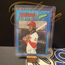 2026 Topps Heritage- Elly De La Cruz Light Blue Sparkle Refractor #70