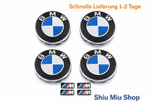 36136783536 BMW Nabendeckel 68mm Blau + 4x M Felgen Aufkleber Sticker Felgen