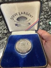 Steve Largent Seattle Seahawks NFL Rare Proof Coin 1 Troy Oz .999 Fine Silver