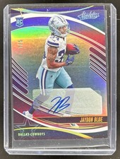 2025 Panini Absolute Jaydon Blue Signature Rookies RC Spectrum Purple Auto #/5