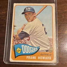 Topps 1965 Frank Howard #40 Los Angeles Dodgers Base Set Baseball Card
