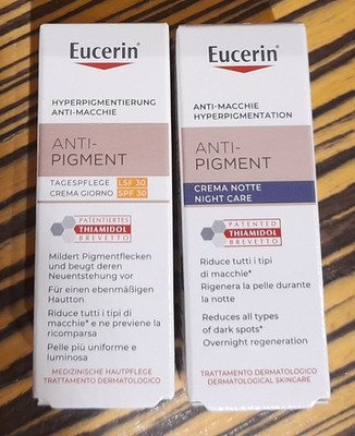 Eucerin Anti-Pigment Tagescreme LSF 30 + Nachtpflege 2x7ml NEU