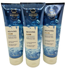 NEW Bath & Body Works Lot of 3 Tubes Aroma Reviving Rain Body Cream Lotion 8 oz