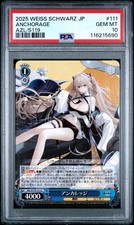2025 WEISS SCHWARZ JAPANESE AZUR LANE VOL.2 111 ANCHORAGE PSA 10