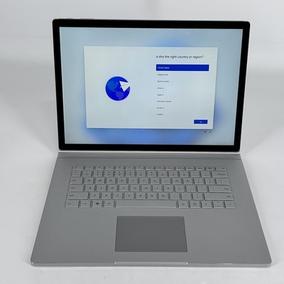 Microsoft Surface Book 3 15 TOUCH i7-1065G7 1.30GHz 16GB 256GB GTX 1660 Ti Max-Q