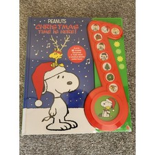 PEANUTS "Chistmas Time is Here" Musical Storybook-Brand New