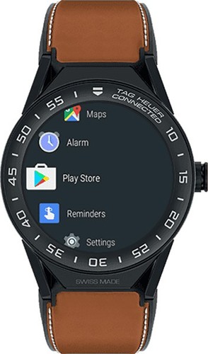 Nuevo TAG Heuer conectado Modular 45 marrón negro correa de cuero SBF8A8013 FT6110 - Imagen 14 de 19