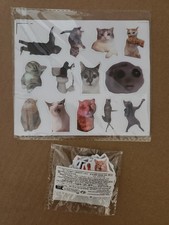 Assortment of fun cat and dog stickers