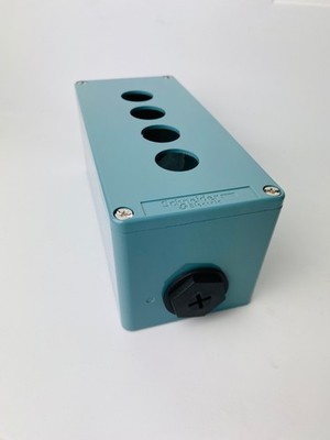 Schneider Electric XAPM3504H2 4 Hole Metal Pushbutton Enclosure Station